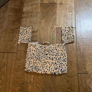 Swim top: tie back with sleeves